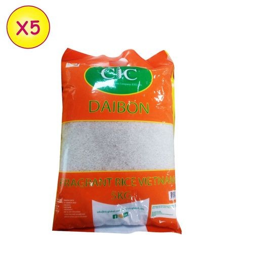 CIC DAIBON RIZ LONG GRAIN PARFUME (5x5Kg)