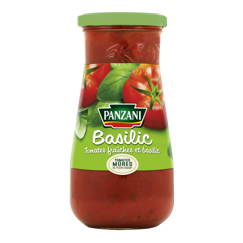 SAUCE BASILIC ET TOMATE PANZANI (400g)
