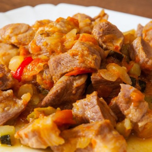 SAUTE DE LA VIANDE DE PORC