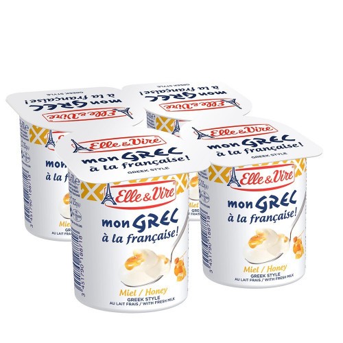 ELLE & VIRE - DESSERT LACTE FRAMBOISE (4X125g)